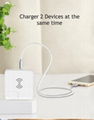 Wholesale universal travel charger Qi wireless mulifunctional power bank 6700mAh