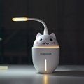 Best cute pet 3 in1 night light usb fan with cooling cat mini mist humidifier