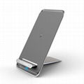 Latest Style Innovative Metal Foldable Wireless Fast QI Charger Of Vertical Supp