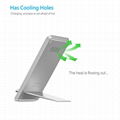 Latest Style Innovative Metal Foldable Wireless Fast QI Charger Of Vertical Supp