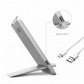 Latest Style Innovative Metal Foldable Wireless Fast QI Charger Of Vertical Supp