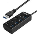 Super Speed 4 port usb hub with ac adapter usb 3.0 hub switches and LED 10