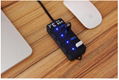 Super Speed 4 port usb hub with ac adapter usb 3.0 hub switches and LED 14