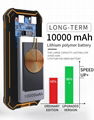 2018 Military Design Wireless Charger Outdoor Anti-Shock Power Bank 10000mAh 17