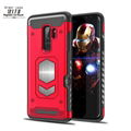 Armor mobile phone case with magnetic car mount card slot 2in1 tpu cell phone S9