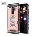 Armor mobile phone case with magnetic car mount card slot 2in1 tpu cell phone S9