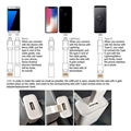 Multifunction Keychain magnetic 3 in 1 USB Charge Data Cable android USB charger