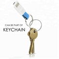 Multifunction Keychain magnetic 3 in 1 USB Charge Data Cable android USB charger