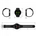 Luxury Round Screen Heart Rate Monitor WiFi GPS 3G WCDMA KW88 Smart Watch 4