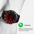 Luxury Round Screen Heart Rate Monitor WiFi GPS 3G WCDMA KW88 Smart Watch 6