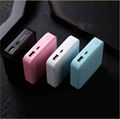 Amazon hot sell mini gift power bank colorful travel bag mobile portable charger