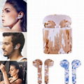 Camouflage mini wireless bluetooth hands free headphone stereo earbud headset 11