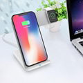 2 in 1 Qi Wireless Fast Charger Dock Station Stand For Watch/Phone Samsung S9 S8 2