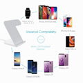 2 in 1 Qi Wireless Fast Charger Dock Station Stand For Watch/Phone Samsung S9 S8 6