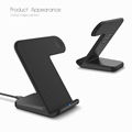 2 in 1 Qi Wireless Fast Charger Dock Station Stand For Watch/Phone Samsung S9 S8 10