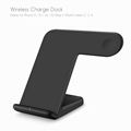 2 in 1 Qi Wireless Fast Charger Dock Station Stand For Watch/Phone Samsung S9 S8 12