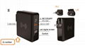 Newest universal travel charger Qi wireless mulifunctional power bank 8000mAh