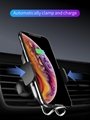 Newest Infrared Sensor Fully Automatic 10W Fast Wireless Charger Car Mount Vent