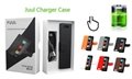 Full charger power bank 1200mah micro usb Juu Leather Case  Battery Starter Kit 