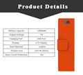 Full charger power bank 1200mah micro usb Juu Leather Case  Battery Starter Kit 