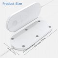 2 in 1 Wireless Charger Pad Fast Charger Ultra Slim Dock Station For Watch Phone 6