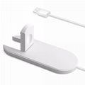 2 in 1 Wireless Charger Pad Fast Charger Ultra Slim Dock Station For Watch Phone 11