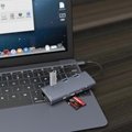 8 in 1 USB3.1 Hub with HDM1 4K, 3 USB3.0 port, SD/MicroSD Card Reader for Mac Pr 10