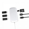 7-in-1 Type-C Adapter Hub Connect USB 3.0, 4K HDM1, SD and MicroSD Card for Mac  3