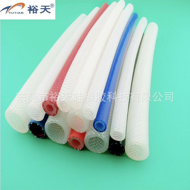 medical equipment braided reinforced silicone hose 2