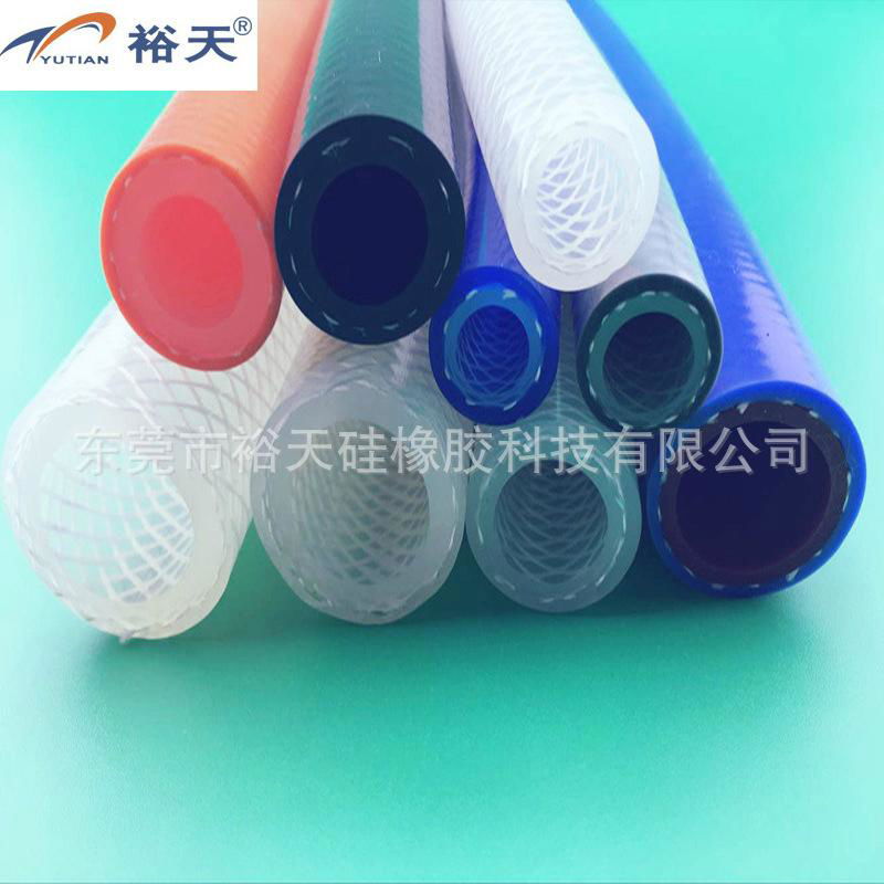 medical equipment braided reinforced silicone hose 3