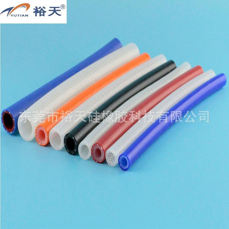 medical equipment braided reinforced silicone hose 5