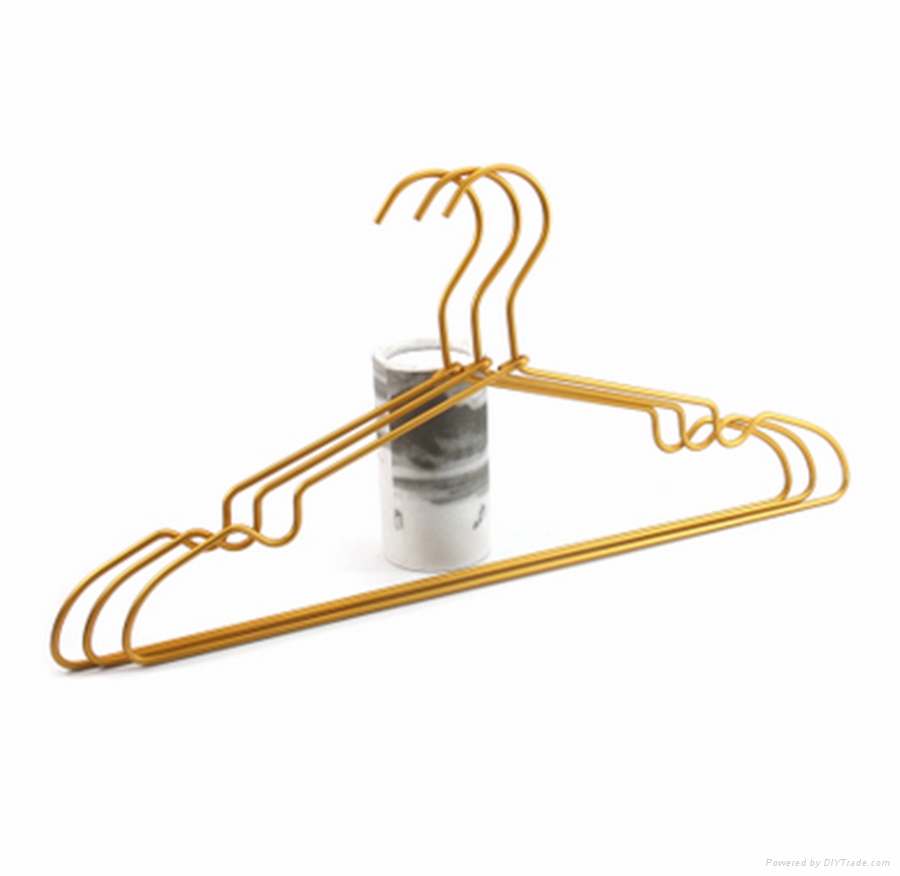 Best seller silvery metal hangers wholesale metal hanger mh001 (China