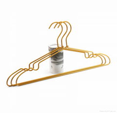 Best seller silvery metal hangers wholesale metal hanger