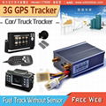 WCDMA 3G GPS Car tracker 3G GPS vehicle tracker Fuel monitor temperature sensor 