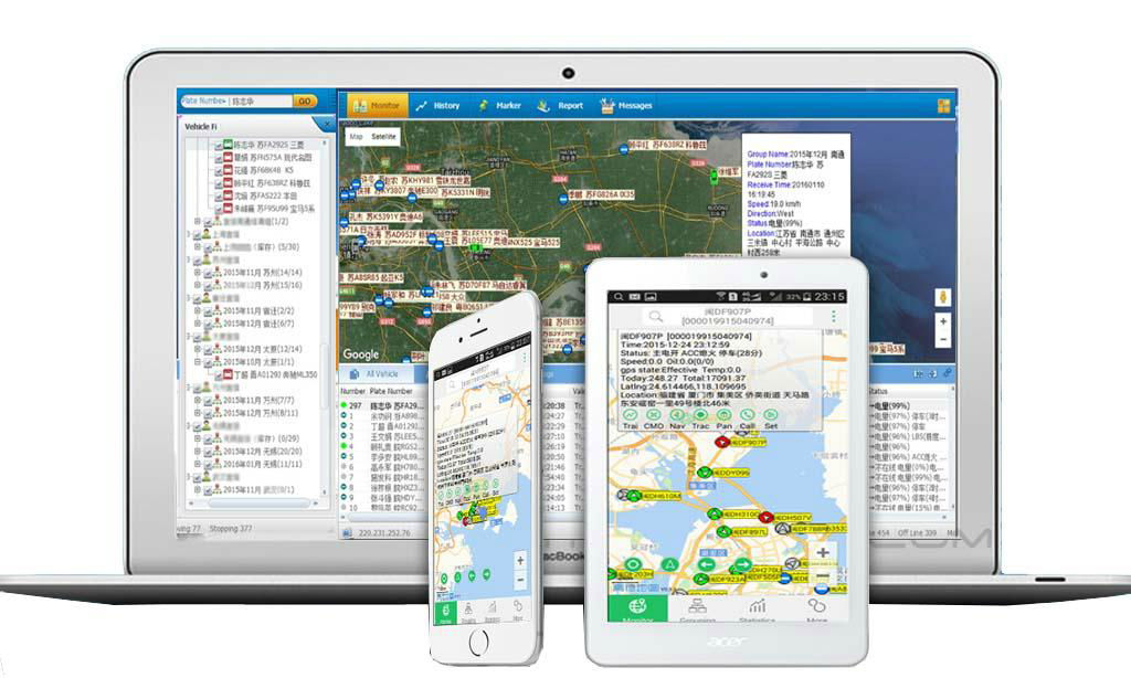 Free PC/web based GPS tracking software platform Andriod APP iOS APP