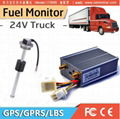 GPS truck tracker fuel monitor oil track with fuel sensor