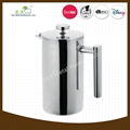 Hot Sale Double Wall Stainless Steel French Press with FDA