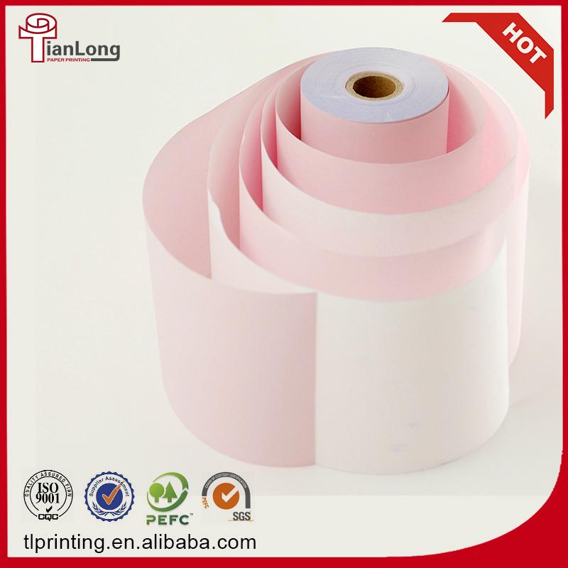 Good printed NCR carbonless cash register paper roll 3