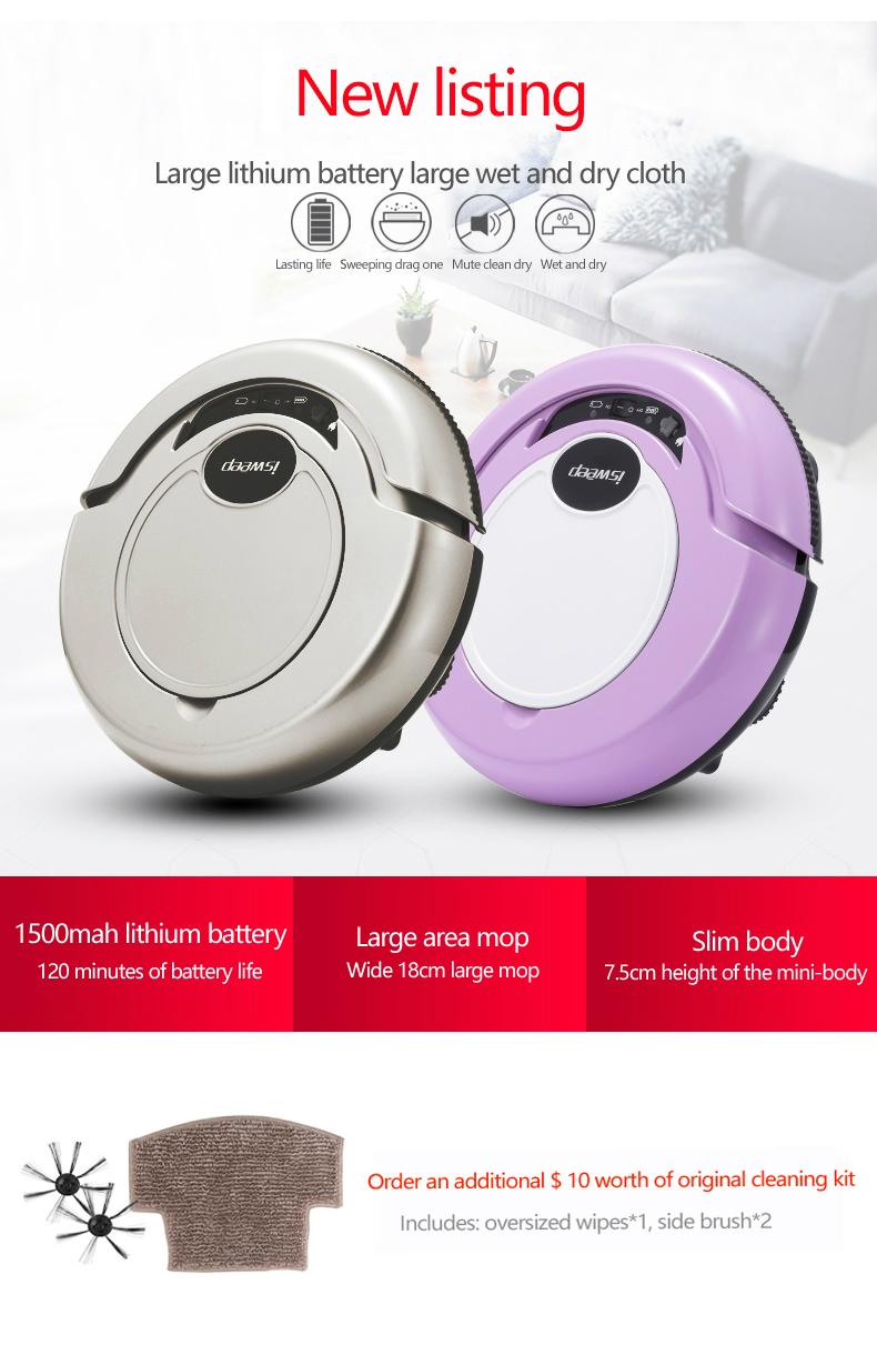 S320 Mini robot vacuum cleaner with 300ml dust box capacity for clean