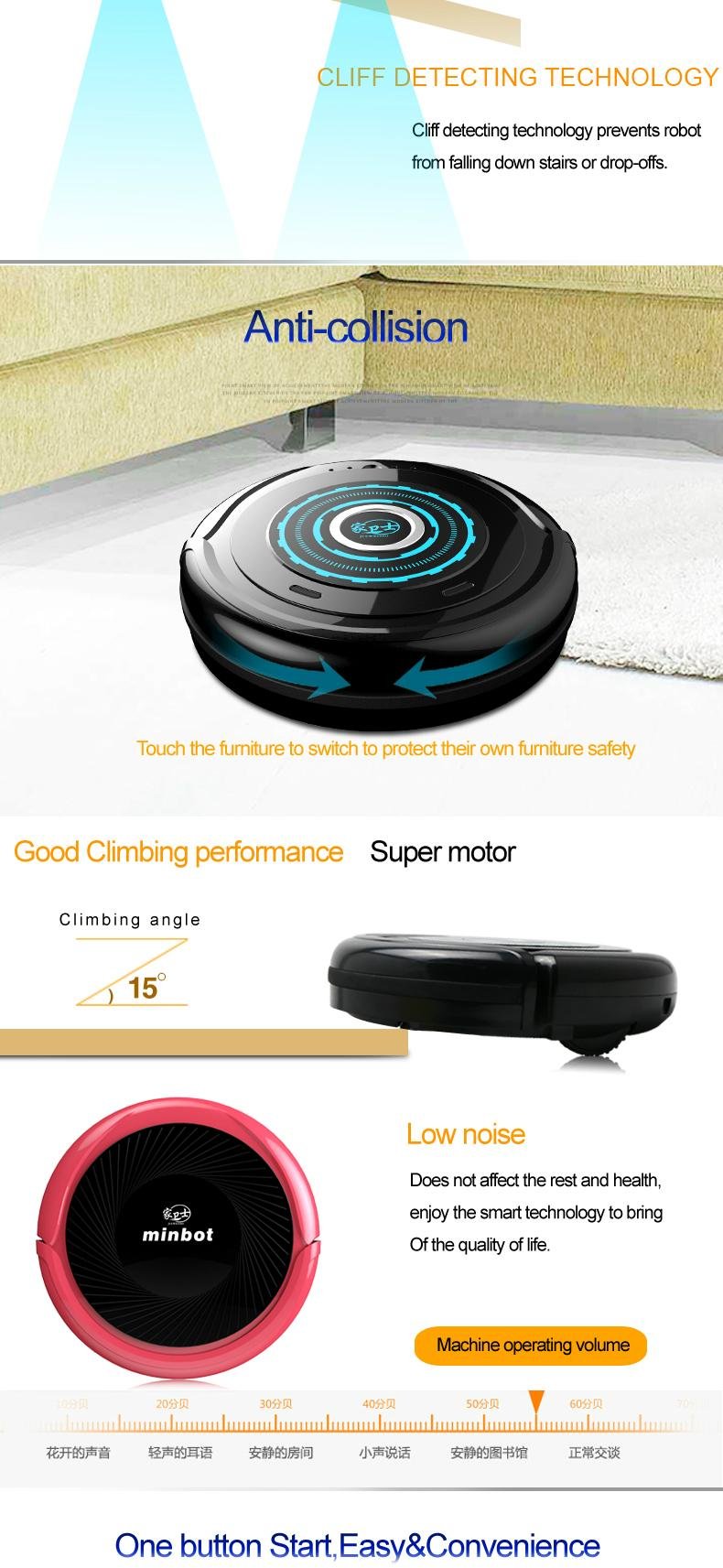 S3 vacuum robot with planned type cleaning route cleaners for home 5