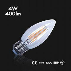 C35 2w cob filament led bulb