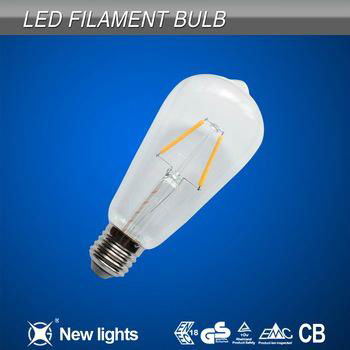 long life time >30000hrs dimmable led filament bulb 2