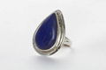 Whole Sale  925 Steling Silver Lapis Lazuli Gemstone Ring 2