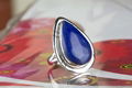 Whole Sale  925 Steling Silver Lapis Lazuli Gemstone Ring 4