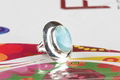 Whole Sale  925 Steling Silver Larimar Gemstone Ring 4