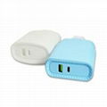 Adaptive fast charging travel 9v qc 3.0 wall charger 60w 3