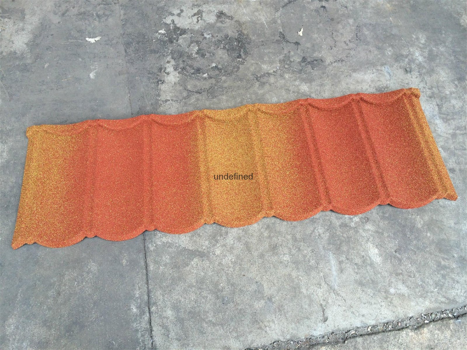 Stone coated steel roof tiles gradient colors 2