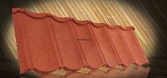 7 waves Cheap stone coated metal roof tile asphalt roofing tiles