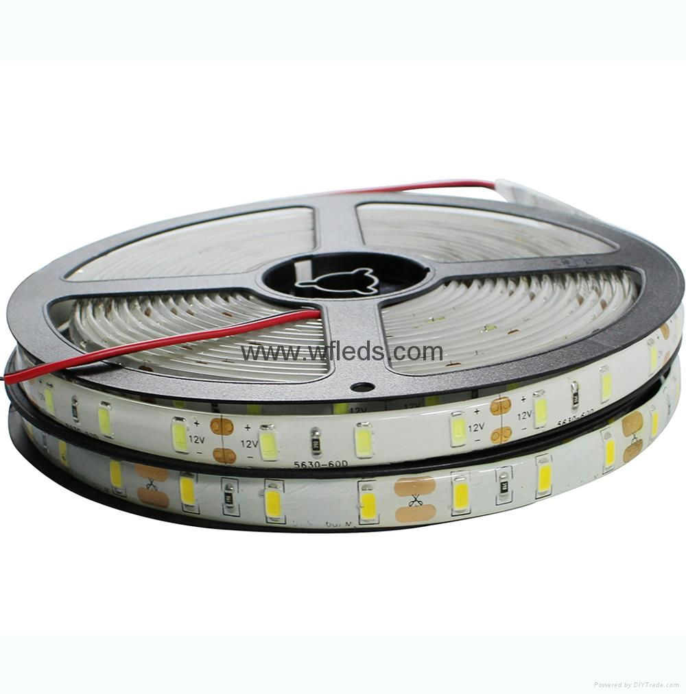 5m 5630 IP65 waterproof LED Strip Light 12V 60LEDs Led Tape outdoor light  4