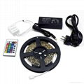 5M NonWaterproof SMD 5050 RGB Flexible Decoration Lighting 300 LEDs Kits